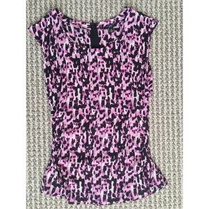 Natural %100 silk top Ann Taylor as new